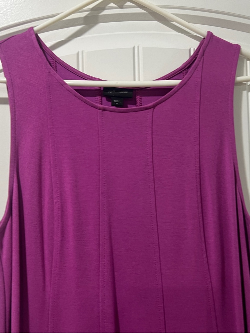 J Jill Sleeveless Fuchsia Maxi Dress size medium - Picture 7 of 7